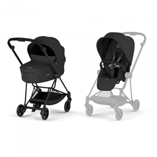 CYBEX Platinum Mios 2in1 Comfort - Matt Black / Coconut Brown 2026